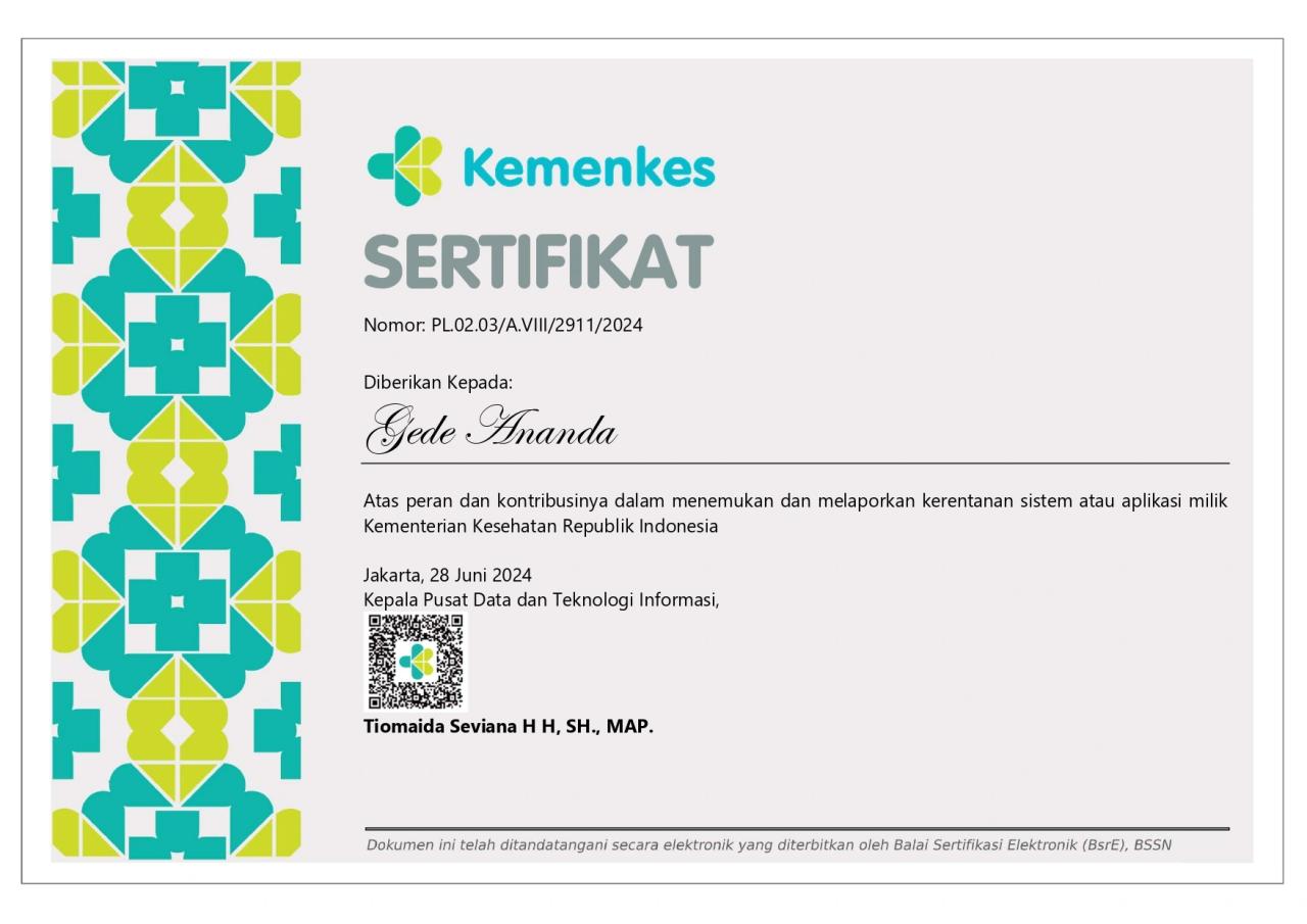 Achievements Kemenkes